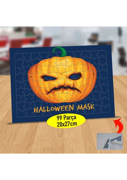 Hallowen Maskesi 99 Parça Puzzle Yapboz TABLO-23-2147912150