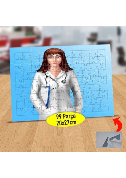 Kızıl Saçlı Doktor 99 Parça Puzzle Yapboz TABLO-1284-4408