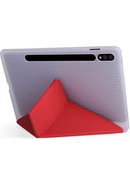 Samsung Galaxy Tab S7 Plus T970 Uyumlu Kalem Bölmeli Pu Deri Arkası Yumuşak Silikon Kılıf indirimleri