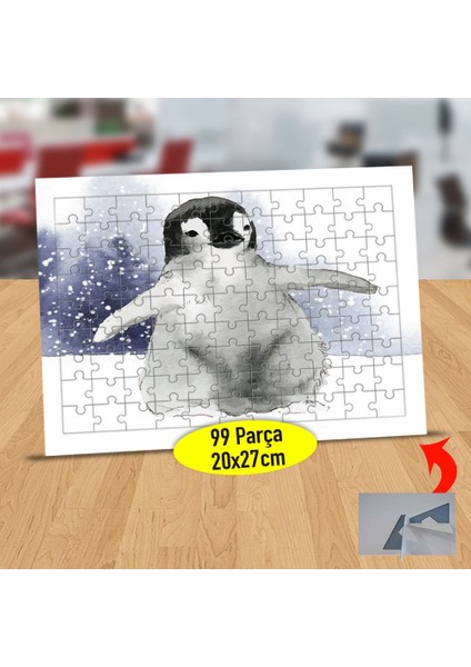 Kutupta Penguen 99 Parça Puzzle Yapboz TABLO-53876-56355