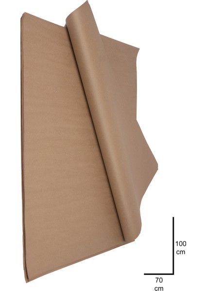 Kraft Kağıt Çeyiz ve Paket Kağıdı 70 x 100 cm 20 Adet