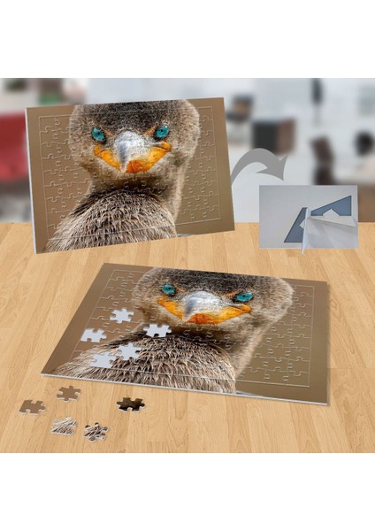 Mavi Gözlü Kuş 99 Parça Puzzle YAPBOZ-P069
