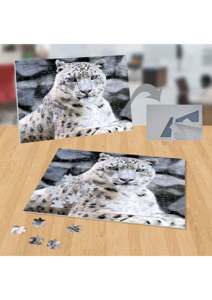 Beyaz Güzellik Leopar 99 Parça Puzzle YAPBOZ-P026