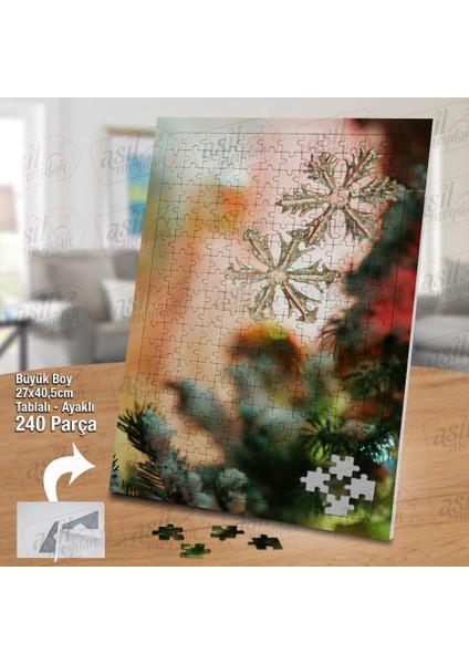 Asil Hobi Kar Kristalleri - Kış - Doğa Yapboz - Ayak Destekli Çerçeveli 240 Parça Puzzle fiyatları