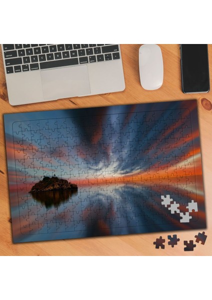 Yeryüzü Gökyüzü Yansıma 240 Parça Puzzle YAPBOZ-3087145