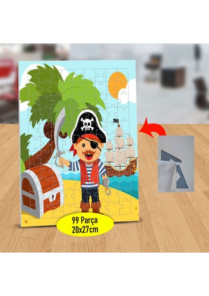 Hazine Avcısı Korsan 99 Parça Puzzle Yapboz TABLO-3446-281