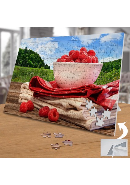 Doğal Ortamda Meyve Dolu Tabak 240 Parça Puzzle YAPBOZ-KS699283