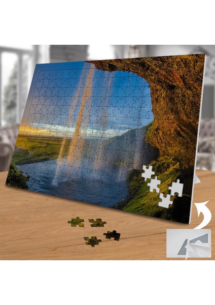 Şelale Mağarası, Manzara 240 Parça Puzzle YAPBOZ-74863