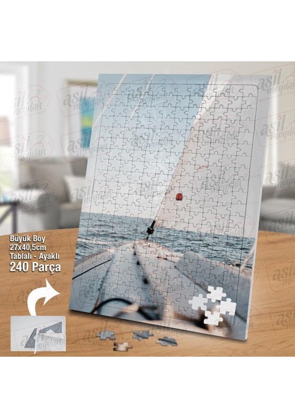 Asil Hobi Deniz - Tekne - Yelken - Doğa Yapboz - Ayak Destekli Çerçeveli 240 Parça Puzzle fiyatları