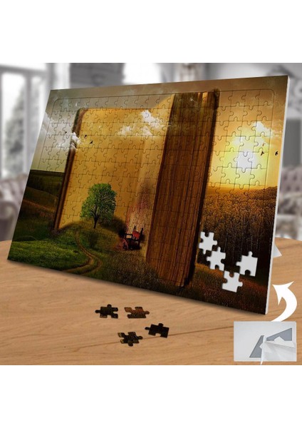 Yeşil Alanda Dev Kitap 240 Parça Puzzle YAPBOZ-74534