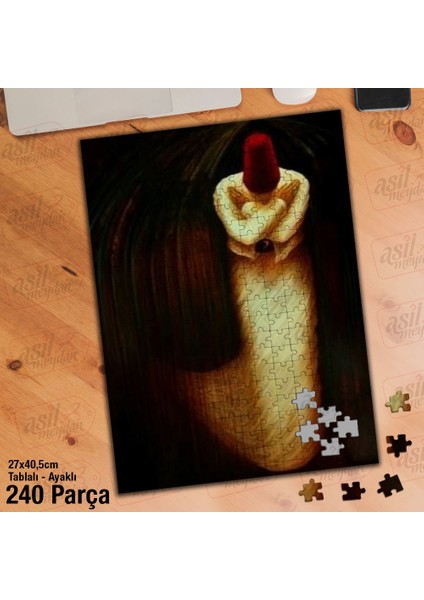 Asil Hobi Semazen - Tasavvuf - Islam Yapboz -Ayak Destekli Çerçeveli 240 Parça Puzzle
