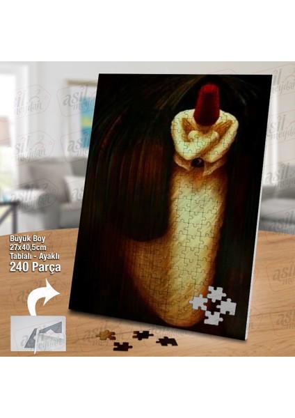 Asil Hobi Semazen - Tasavvuf - Islam Yapboz -Ayak Destekli Çerçeveli 240 Parça Puzzle