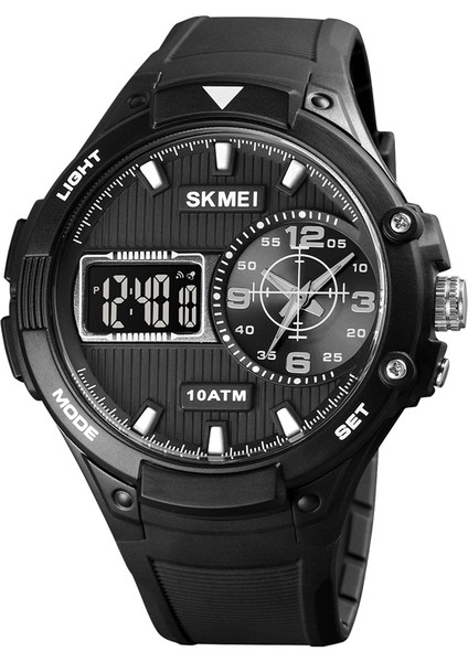 Erkek Dijital Saatler 100M Suya Dayanıklı Spor Kol Saatleri LED Kronometre Çalar Saat (Yurt Dışından)