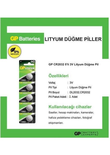 Lithium 3V Pil