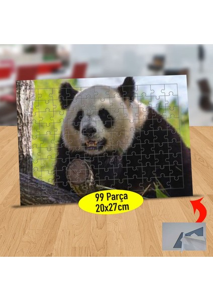 Ağaçtaki Tatlı Panda 99 Parça Puzzle Yapboz TABLO-19-135190