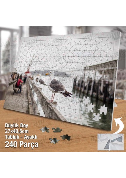 Asil Hobi Deniz - Martı - Hayvan - Obje Yapboz -Ayak Destekli Çerçeveli 240 Parça Puzzle fiyatları