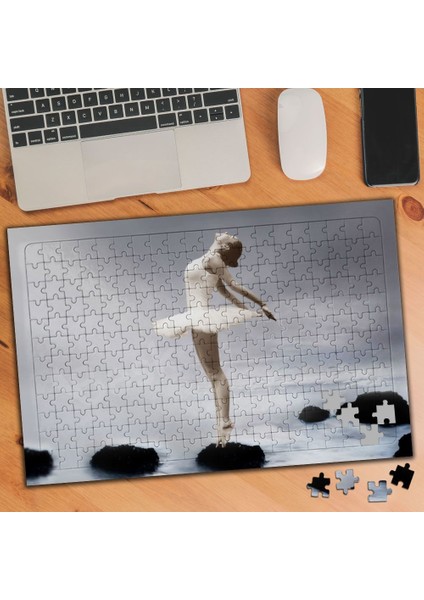 Akarsu Üstünde Balerin 240 Parça Puzzle YAPBOZ-3055155