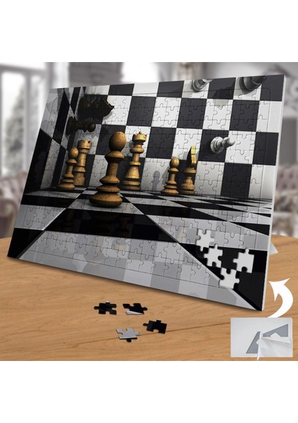 Satranç-Illüzyon-Görsel Oyun 240 Parça Puzzle YAPBOZ-12656