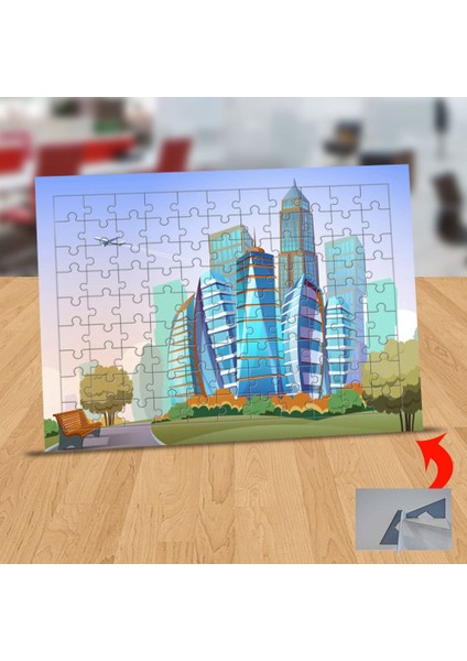 Şehrin Plazaları 99 Parça Puzzle Yapboz TABLO-1441-1982