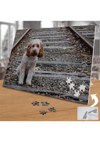 Tren Raylarındaki Köpek 240 Parça Puzzle YAPBOZ-74571