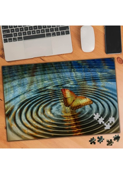 Su Dalgası ve Güzel Kelebek 240 Parça Puzzle YAPBOZ-75011