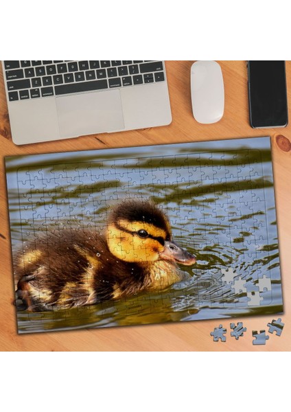 Gölde Keyif Yapan Ördek 240 Parça Puzzle YAPBOZ-3524390