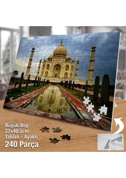 Asil Hobi Kilise - Manastır -Yansıma -Ibadet -Mimari Yapboz-Ayak Destekli Çerçeveli 240 Parça Puzzle fiyatları