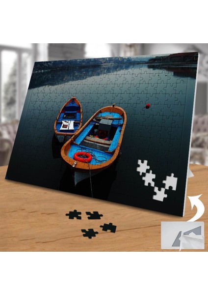 Göldeki Kayıklar - Gün Batımı 240 Parça Puzzle YAPBOZ-630386