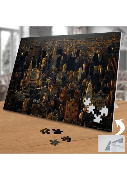 Gün Batımı New York Şehri 240 Parça Puzzle YAPBOZ-74561