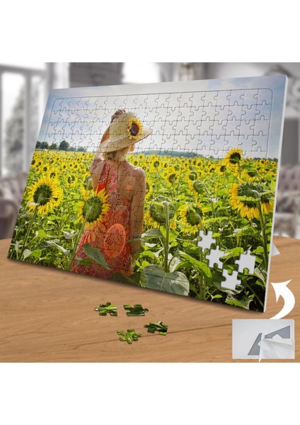 Ayçiçek Tarlasında Sırtı Dönük Kadın 240 Parça Puzzle YAPBOZ-3640935 fiyatları