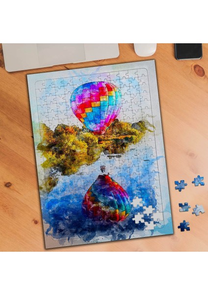 Uçan Hava Balonu Boyama Sanatı 240 Parça Puzzle YAPBOZ-75014