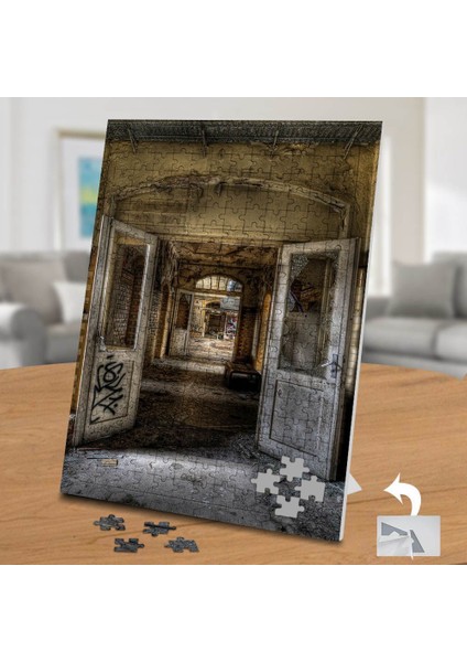 Terk Edilmiş Virane Bina 240 Parça Puzzle YAPBOZ-74842
