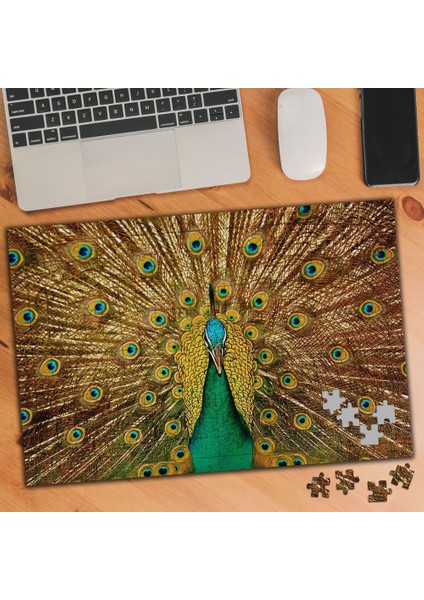 Renkli Tavus Kuşu 240 Parça Puzzle YAPBOZ-74572