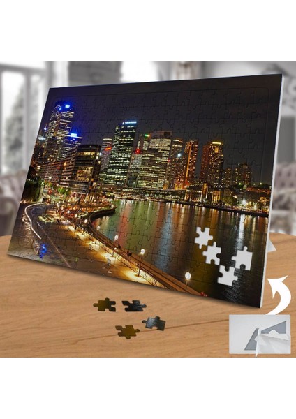 Şehrin Gece Manzarası 240 Parça Puzzle YAPBOZ-74623