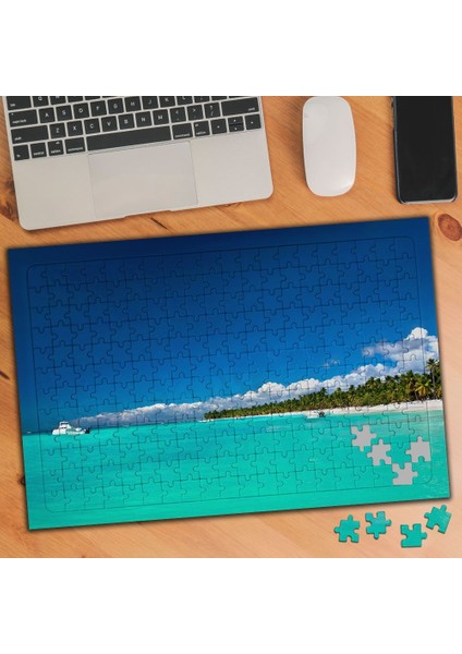 Maldivler Mavi Berrak Deniz 240 Parça Puzzle YAPBOZ-02210