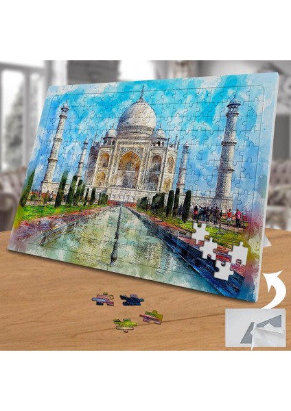 Suluboya Sanatı Mimari Taç Mahal 240 Parça Puzzle YAPBOZ-75167