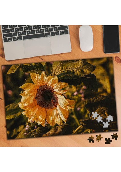 Sarı Ayçiçeği Naturel Bitki 240 Parça Puzzle YAPBOZ-75163