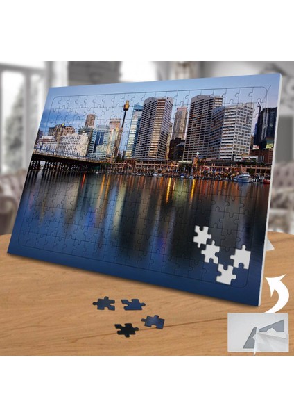 Deniz ve Yüksek Bina Manzarası 240 Parça Puzzle YAPBOZ-74608