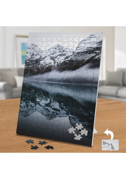 Karlı Dağın Suya Yansıması 240 Parça Puzzle YAPBOZ-75112 fiyatları
