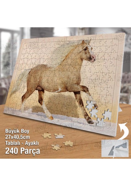 Asil Hobi Midilli - Vahşi Yaşam - Hayvan - Doğa Yapboz-Ayak Destekli Çerçeveli 240 Parça Puzzle fiyatları