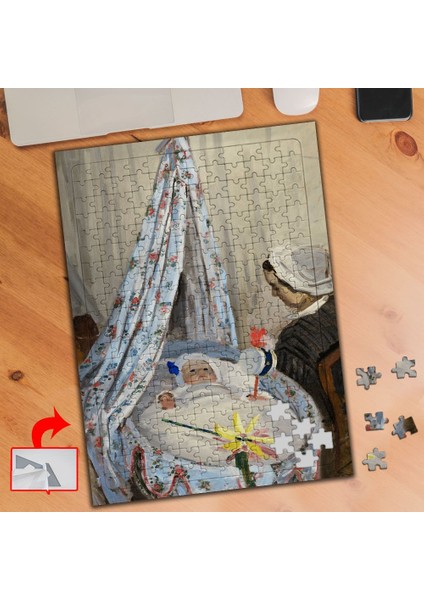 Jean ile Camille, Monet 240 Parça Puzzle Yapboz TABLO-148