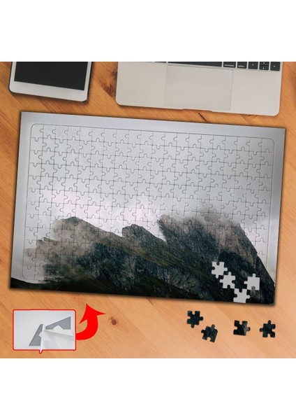 Italya Sisli Seceda Dağı 240 Parça Puzzle Yapboz TABLO-781