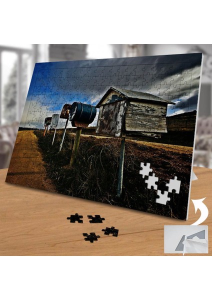 Yol Üzerinde Posta Kutuları 240 Parça Puzzle YAPBOZ-74536
