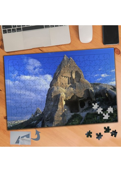 Taştan Oyulmuş Ev 240 Parça Puzzle Yapboz TABLO-568