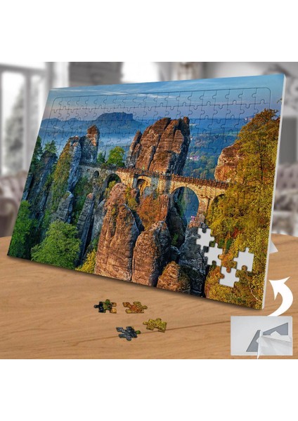 Kayalıkların Arasında Taş Köprü 240 Parça Puzzle YAPBOZ-74958