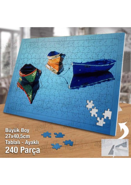 Asil Hobi -Deniz O- Kayık - Yansıma - Yapboz - Ayak Destekli 240 Parça Puzzle fiyatları