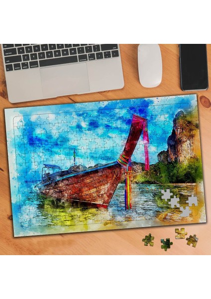 Suluboya Efekti Sandal 240 Parça Puzzle YAPBOZ-74292