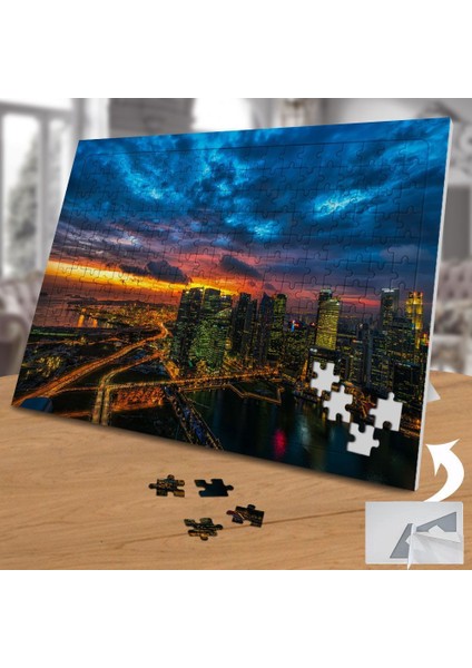 Şehir Akşamı, Işıklı Yol, Kasvetli Bulut 240 Parça Puzzle YAPBOZ-839795 fiyatları
