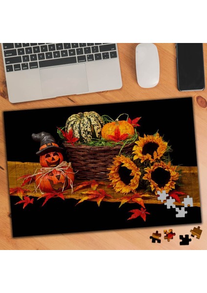 Gülen Bal Kabağı Ay Çiçeği 240 Parça Puzzle YAPBOZ-75345