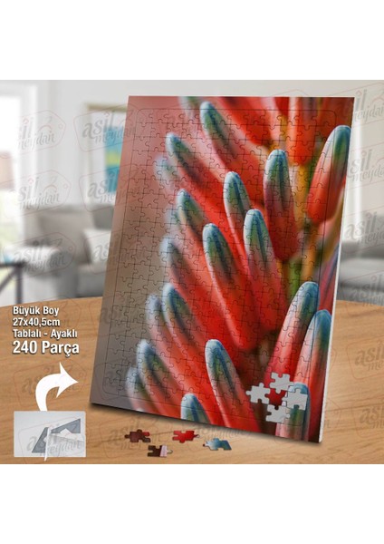 Asil Hobi Flower- Çiçek - Pembe - Bitki - Peyzaj Yapboz -Ayak Destekli Çerçeveli 240 Parça Puzzle fiyatları